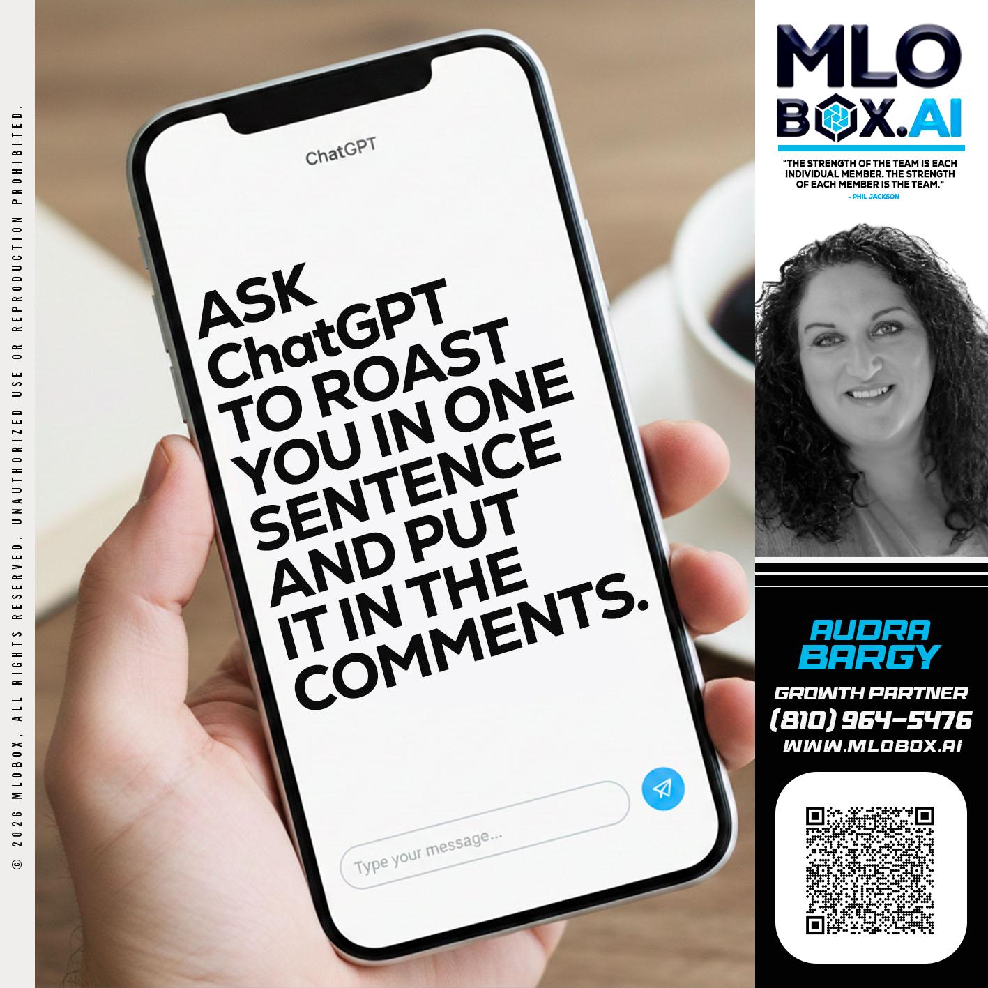 ASK CHAT GPT - Audra Bargy -Mortgage Loan Officer